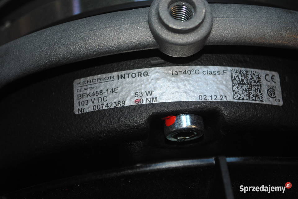 Motoreduktor 4kw 374obrmin z hamulcem Firmy Kargowa