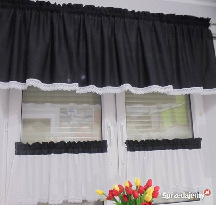 firanki komplety na okno zazdrostki SZYJEMY NA Wystrój okien Włocławek