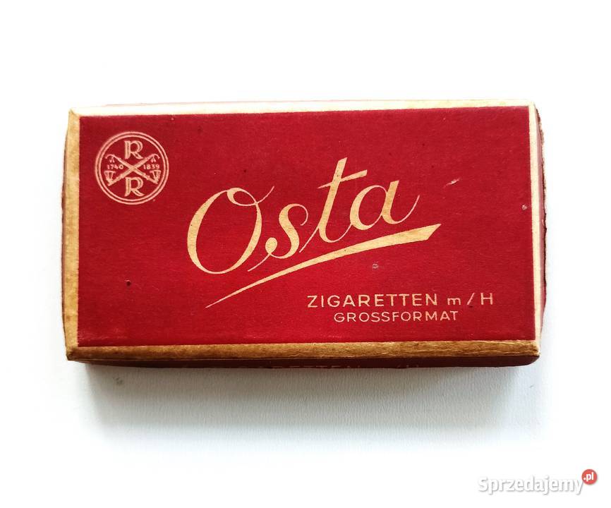 Pudełko papierosach Osta Niemcy z Prl Łódź sprzedam