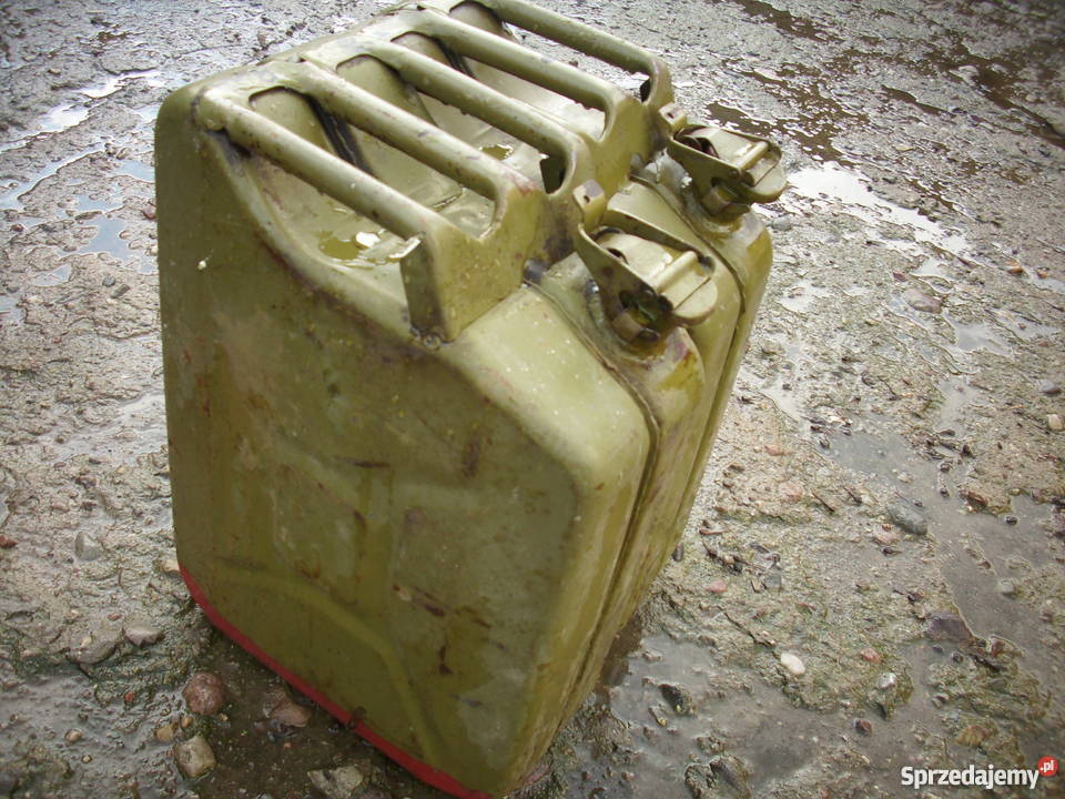 Kolekcjonerski kanister radziecki z 1989 r do Barlinek