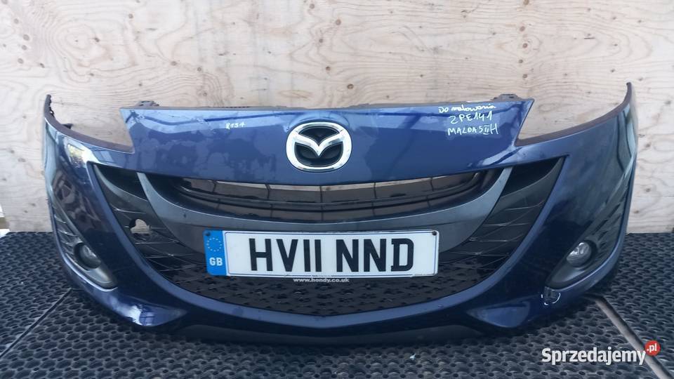 MAZDA 5 II ZDERZAK PRZÓD HALOGEN Zbierkowo sprzedam
