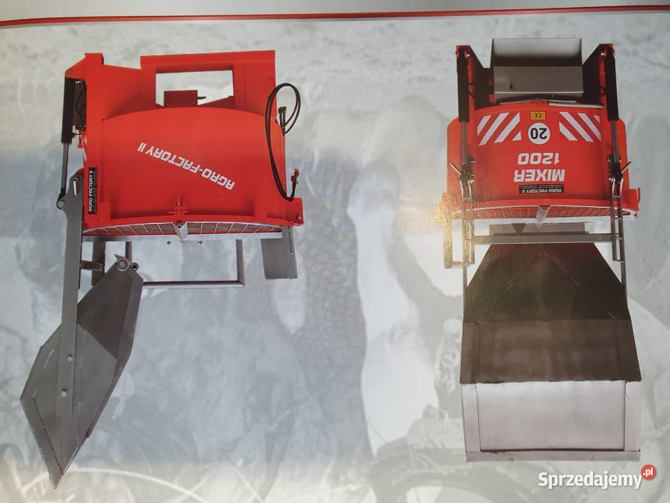 Mieszalnik betonu ciągnikowy Mixer Agro Factory Miechowice