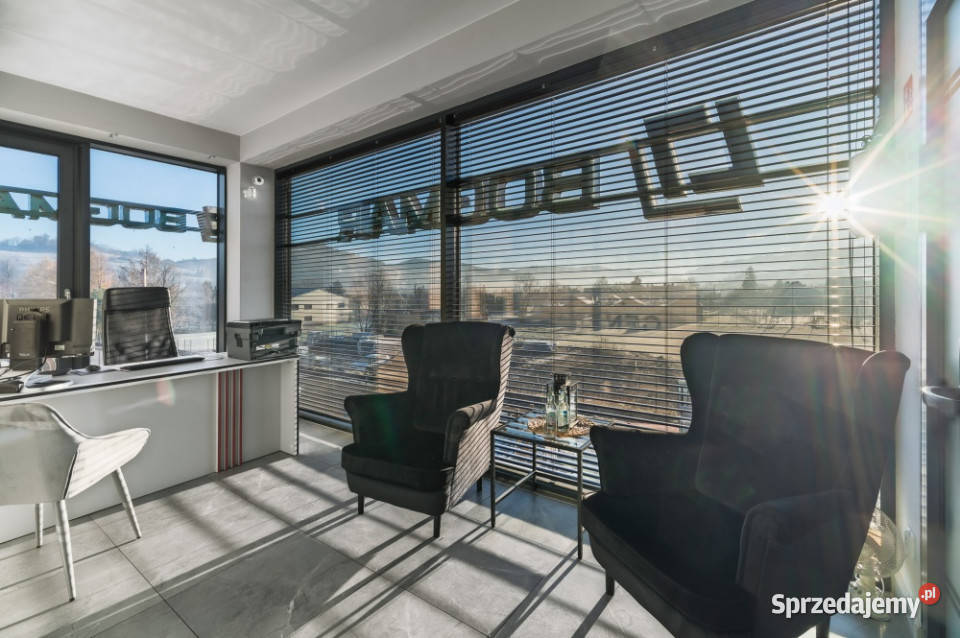 Nowoczesna hala produkcyjnomag z biurami 4 bramy 6102zł/m2 małopolskie Mszana Dolna sprzedam