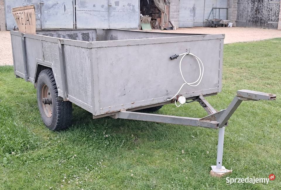 Przyczepa rolnicza jednoosiowa Mykanów sprzedam