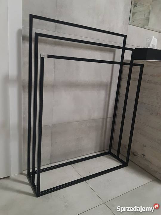 Wieszak na ręczniki nowoczesny industrialny loft