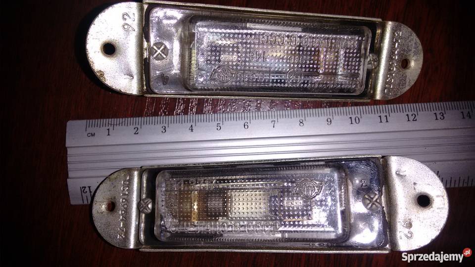 Lampki oświetlenia tablicy rejestracyjnej 557 Stalowa Wola
