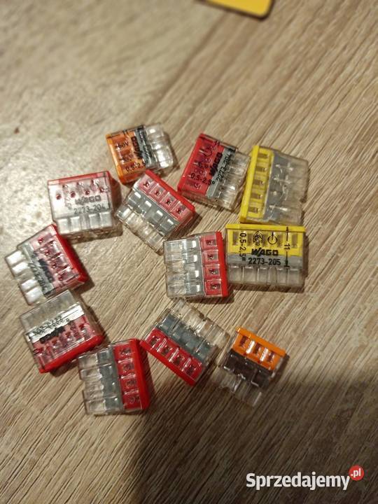 Złączki wago 2345 na drut i linke Elektryka