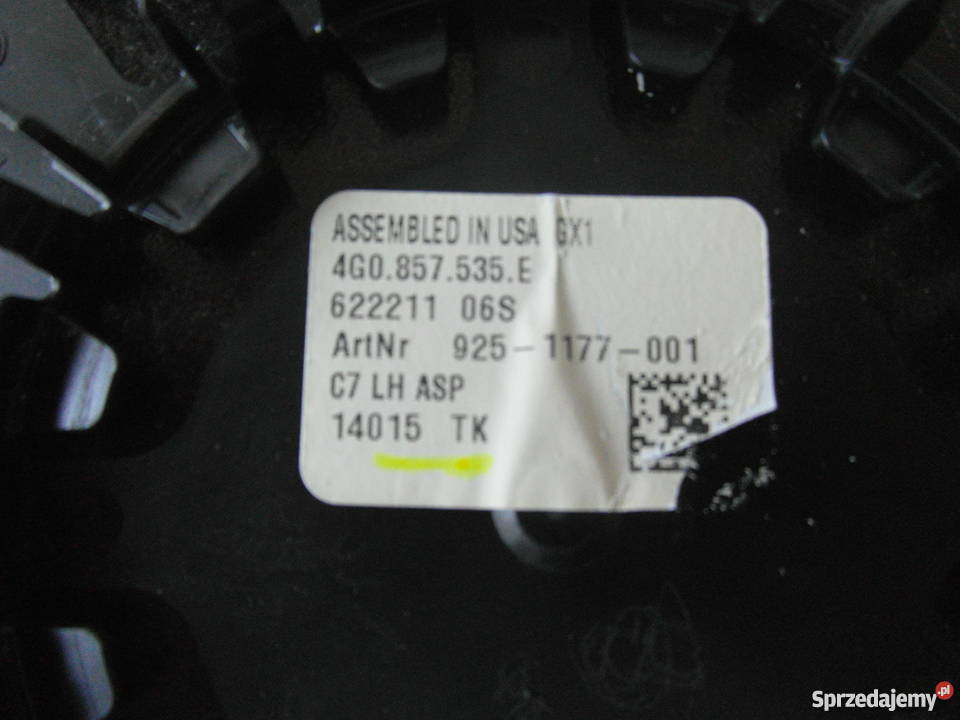 2xWkład lusterko Audi A6 C7 FOTOCHROM 4G0857535e osobowe Pozostałe zachodniopomorskie Szczecin