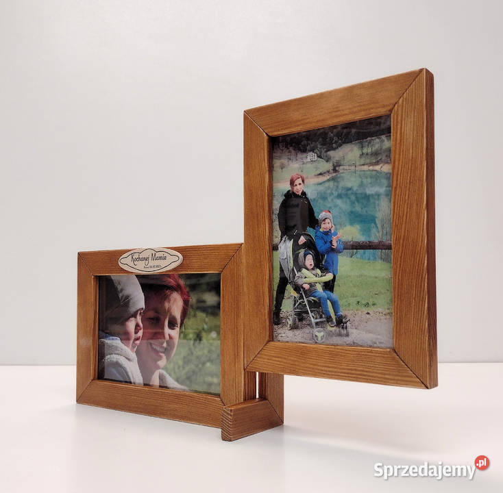 DZIEŃ MATKI Ramka Na Zdjęcia 10x15 DREWNO Napis Gdynia