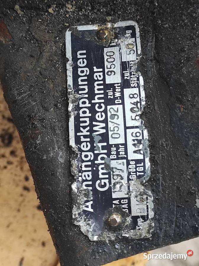 Zaczep przyczepy hak z zapasów wojskowych Ostrowiec Świętokrzyski