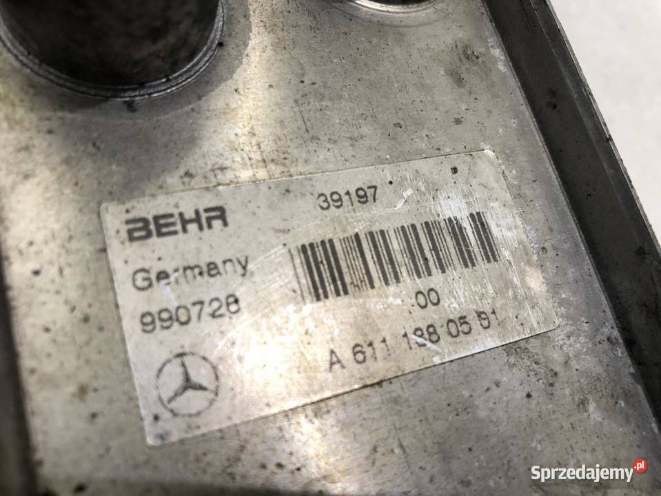 CHŁODNICA OLEJU MERCEDES W203 W210 6111880501 osobowe