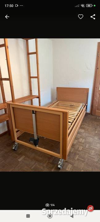 Łóżko rehabilitacyjne elektryczne 4 funkcyjne z Radostynia