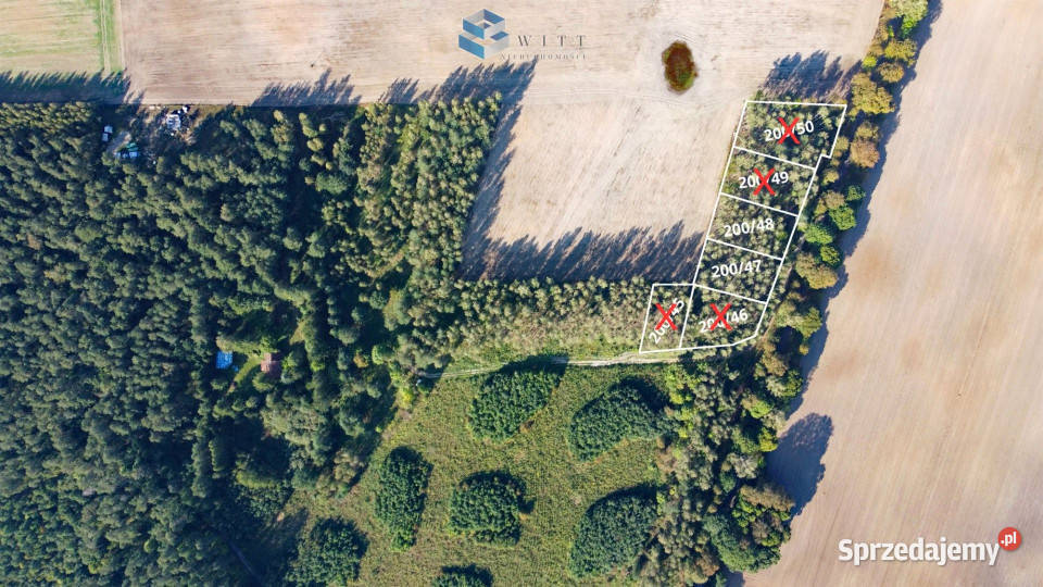 Grunt 1148m2 Mokiny Grunty i działki warmińsko-mazurskie