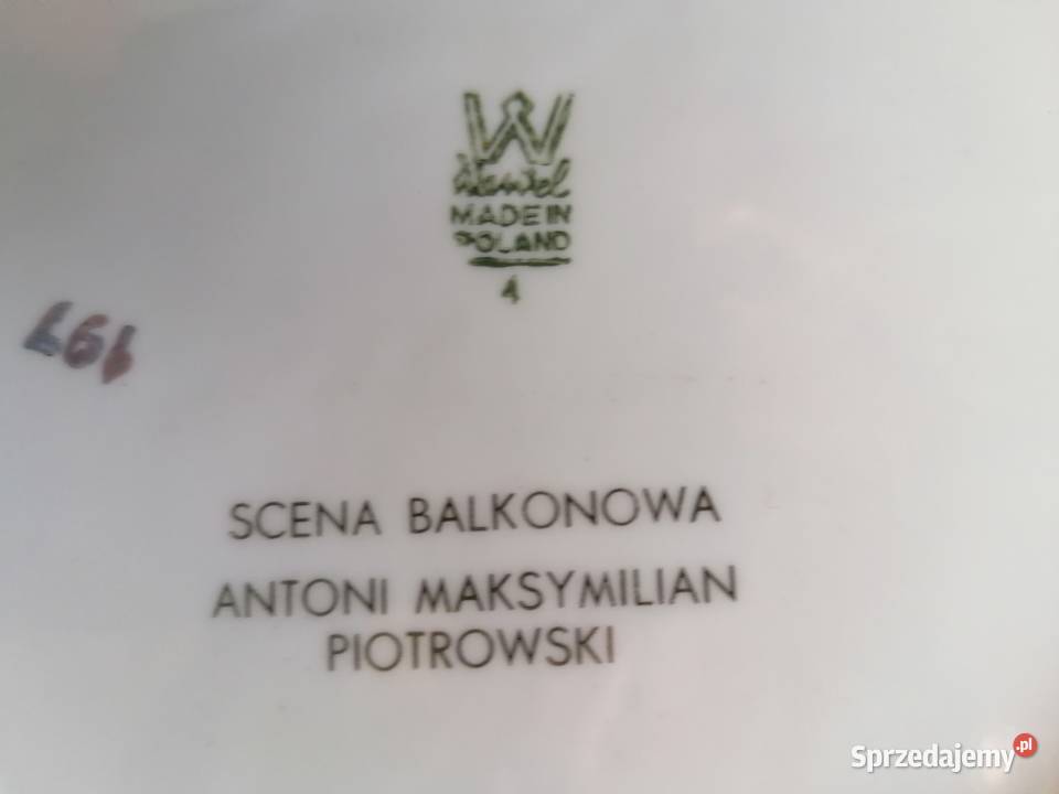 Talerz na ścianę z Wawelu Mielec