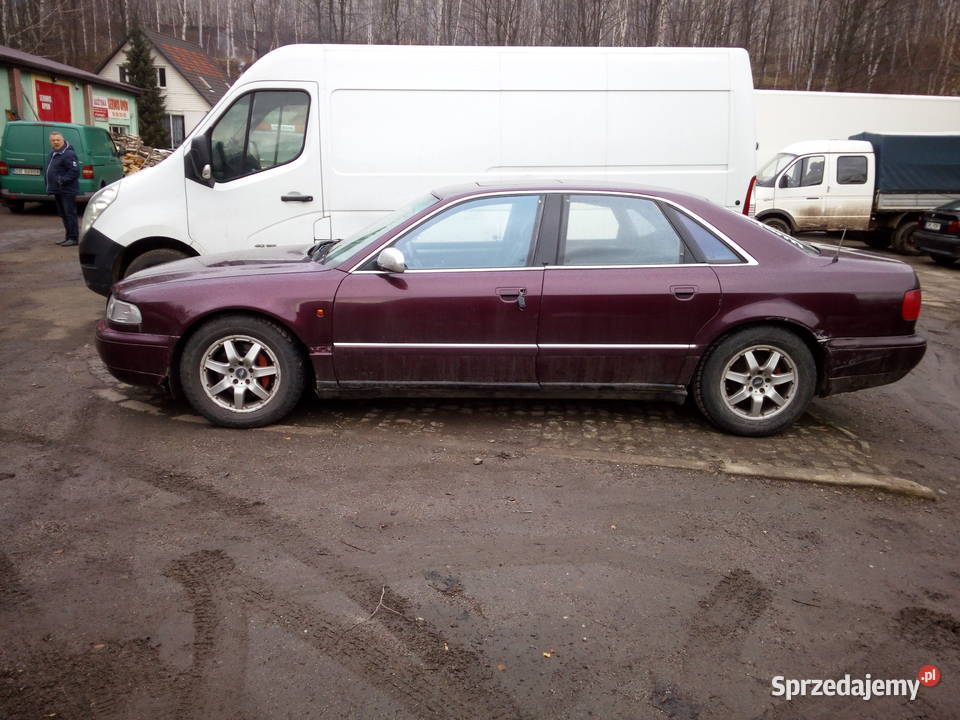 czarne fotele RECARO AUDI A8 D2 osobowe Wyposażenie wnętrza Wałbrzych sprzedam