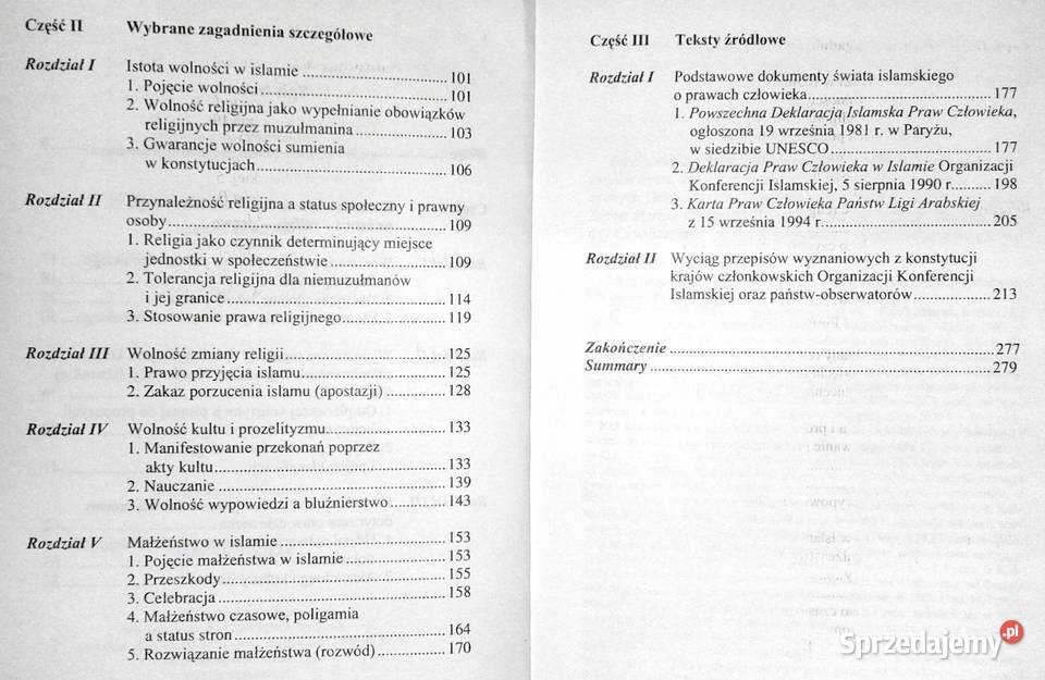 Wolność religijna w Dar alIslam Wiesław Bar Chełm sprzedam