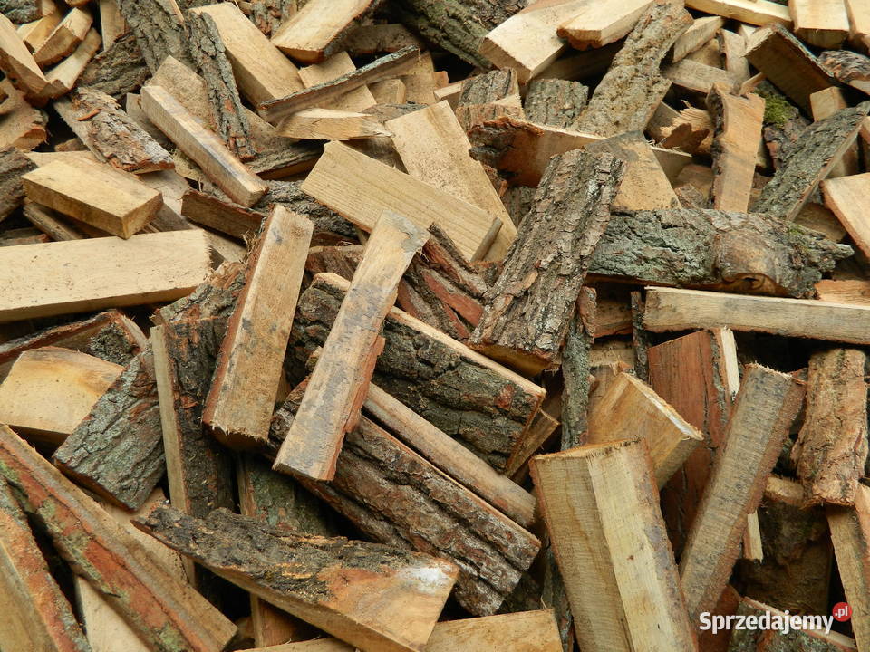 Opał zrzyny skałki polana dębowe drewno podlaskie Baciki Bliższe