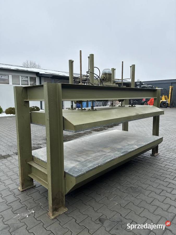 Prasa półkowa hydrauliczna BAIONI 2500x1200 mm Łabuńki Pierwsze sprzedam