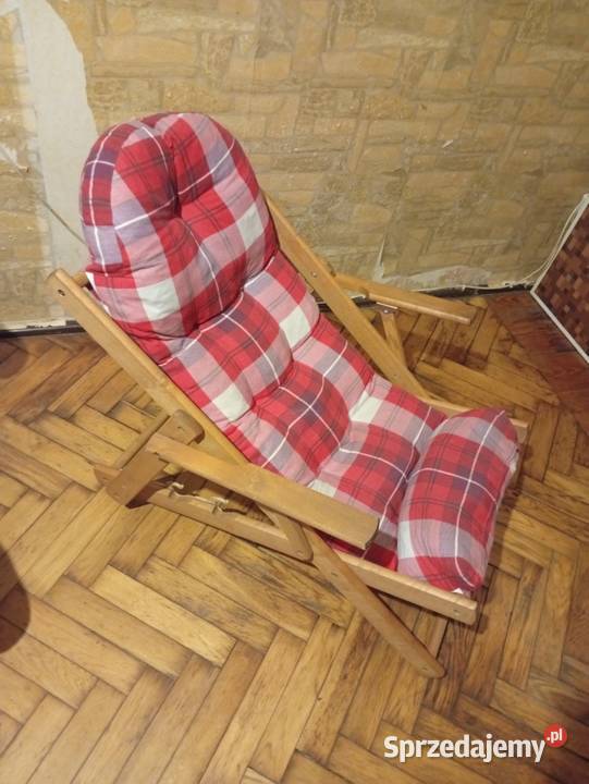 Leżak ogrodowy składany stan śląskie sprzedam