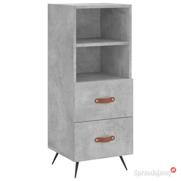 Szafka szarość betonu 345x34x90 materiał Warszawa