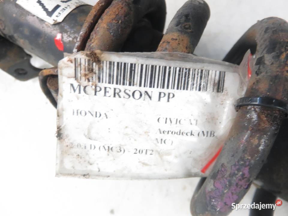 MCPERSON PRAWY PRZEDNI HONDA CIVIC VI 20 iTD