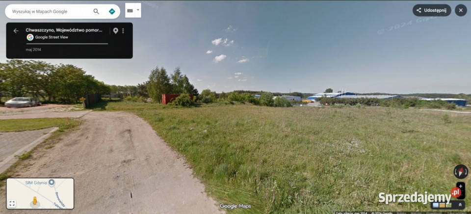 Działka 5057 m2 Telewizyjna Chwaszczyno