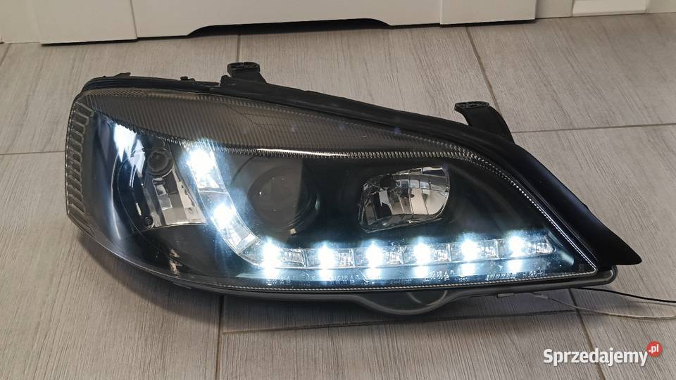 Lampy Astra G LED DRL komplet Tuning Lampy przednie Oświetlenie kujawsko-pomorskie Włocławek