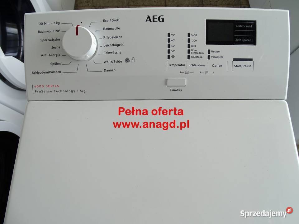 Pralka AEG 6000 Series Pro Sense A 6 GWARANCJA Miękowo