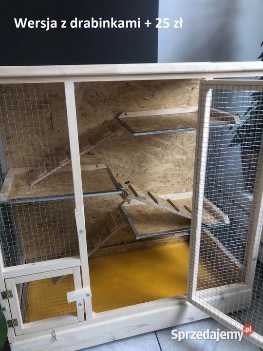 Klatka drewniana gryzonia gryzoni szynszyli Myszków