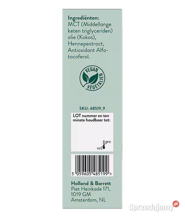 Holland Barrett Olejek CBD 15 30 ml Oryginalny Łódź