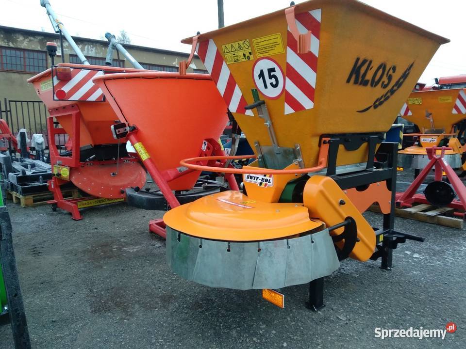 Rozsiewacz nawozów wapna taśmowy KŁOS 300 400 nieuszkodzony Miechów sprzedam