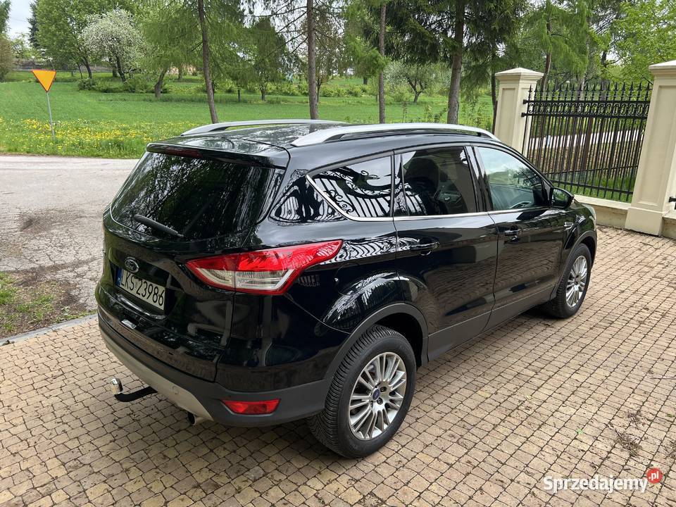 Ford Kuga Mk2 Suv 20TDCi 140 Czarny Skóry Nowa Słupia
