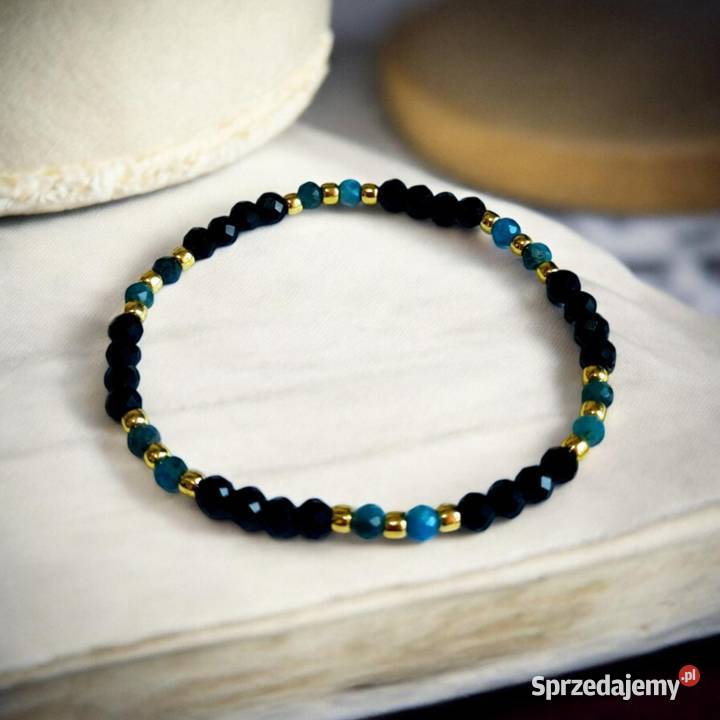 Bransoletka Apatyt i Turmalin