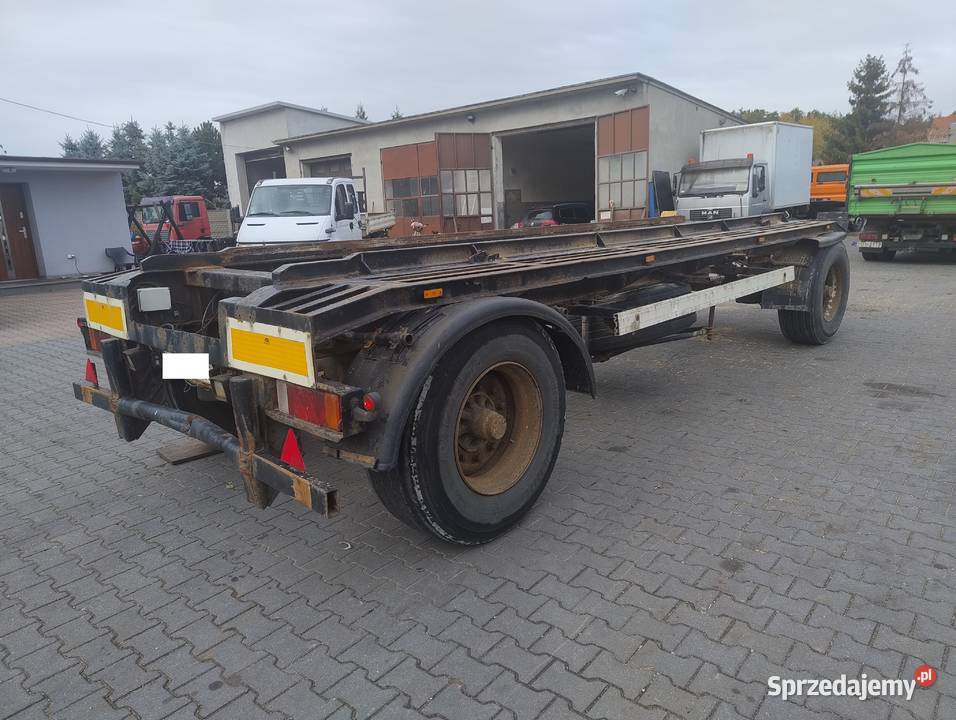 przyczepa kontenerowa idealna pod dluzyce do Krone Grabów nad Prosną