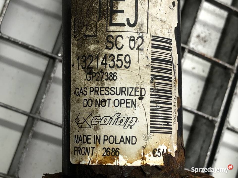AMORTYZATOR PRAWY PRZÓD ZE SPRĘŻYNĄ OPEL CORSA D osobowe