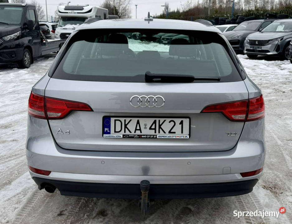 Audi A4 LedAsystentVirtual TachoGwarancja B9 relingi dachowe dolnośląskie