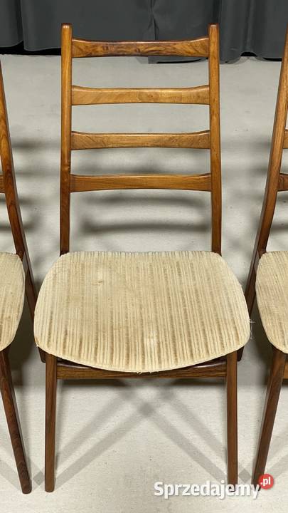 Komplet 5 krzeseł vintage Casala Niemcy lata 60 Meble Gryfice