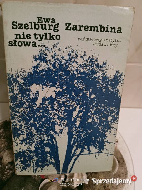 Szelburg Zarębina Nie słowa Czytelnik książki Warszawa sprzedam