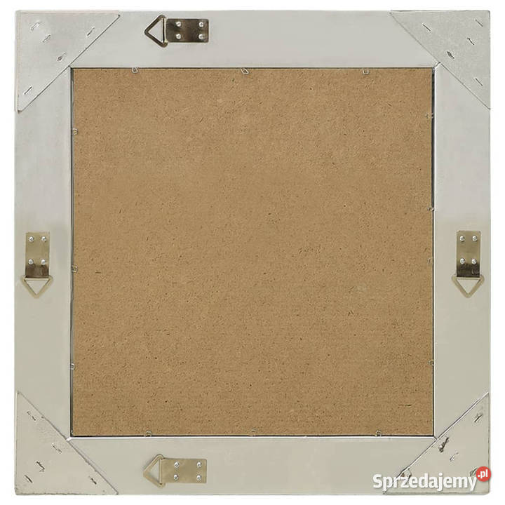 Lustro ścienne w stylu barokowym 50x50 srebrne Warszawa
