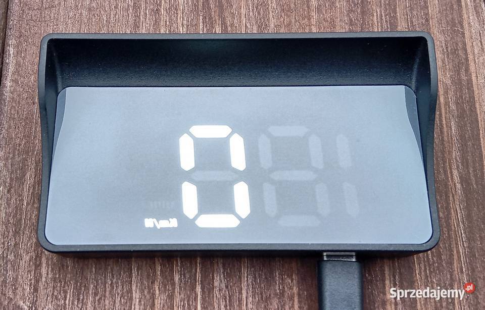 Wyświetlacz prędkości GPS na szybę Żabno