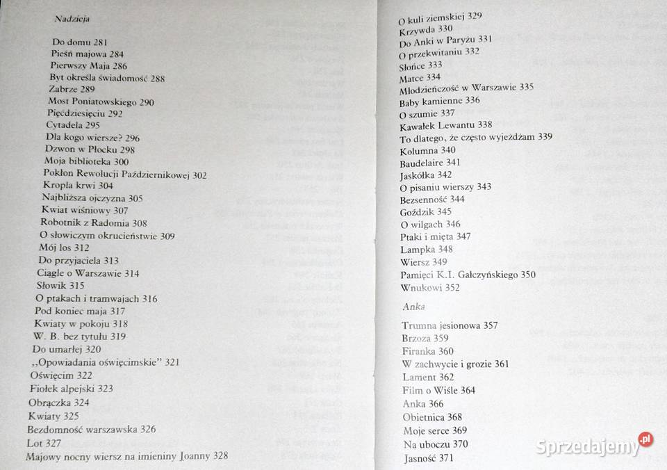 Wiersze i poematy Władysław Broniewski Rok wydania 1980 sprzedam