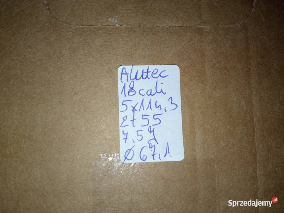 Felgi Alutec 18 5x1143 et55 Kia Hyundai Toyota Szczukowskie Górki sprzedam