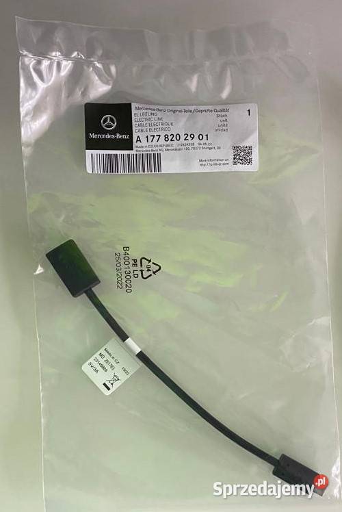 MercedesBenz 20192023 ELECTRICAL CABLE A 177 820 mazowieckie Piaseczno