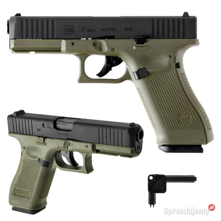 Pistolet wiatrówka Glock 17 gen 5 45 mm zielony mazowieckie