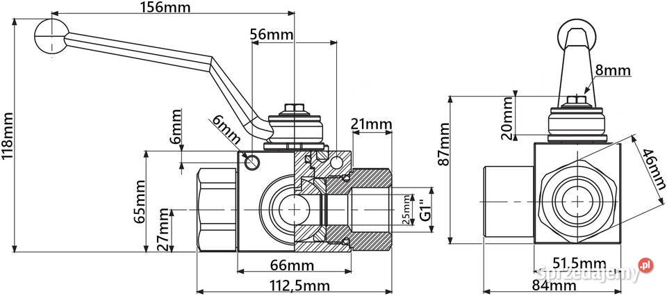 SOLIDNY Zawór Hydrauliczny Kulowy3 DROGOWY 1 Solec Kujawski