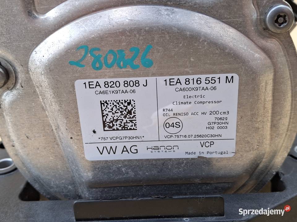 VW ID4 ELROQ ID7 CAPRI BUZZ KOMPRESOR lubuskie