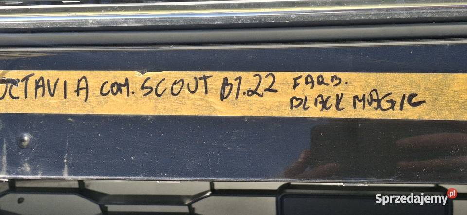 SKODA OCTAVIA IV SCOUT ZDERZAK PRZÓD SPOILER Kargowa
