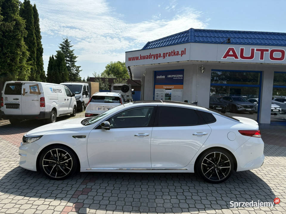 Kia Optima GT LineAutomatBiała PerłaPanorama III czujnik martwego pola Tarnowskie Góry