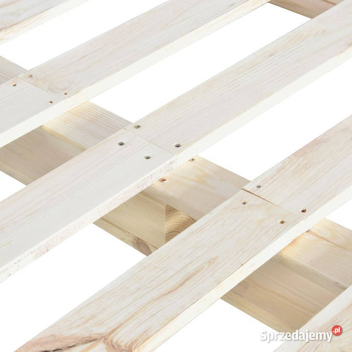 Rama łóżka z palet lite drewno sosnowe 200 x 200 200cm mazowieckie