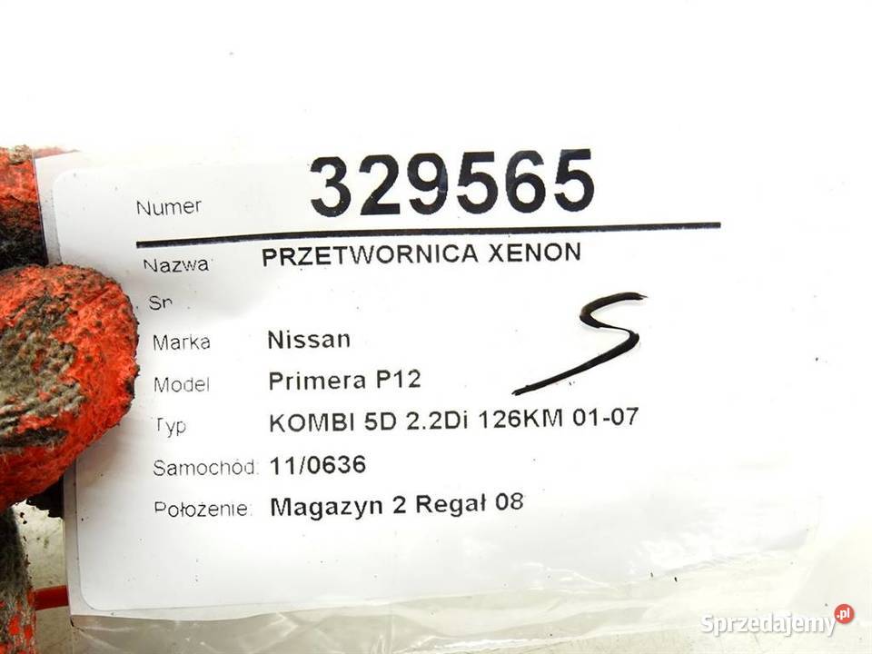 PRZETWORNICA XENON NISSAN PRIMERA P12 BALLAST osobowe